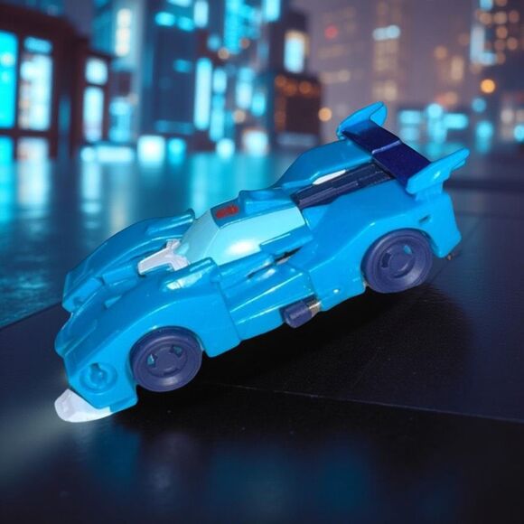 2016 Playskool Transformers Robots In Disguise One Step Changer Blurr Blue Car - Picture 3 of 4